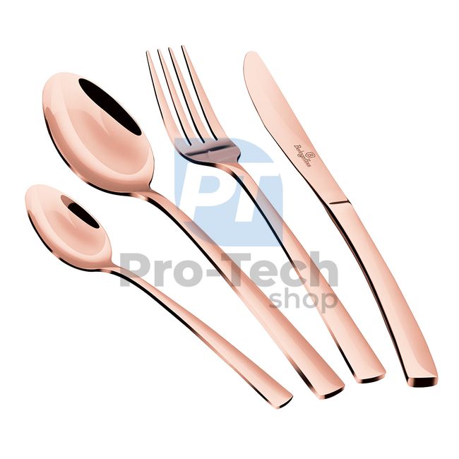 16-dijelni set pribora za jelo od nehrđajućeg čelika ROSE GOLD 19510