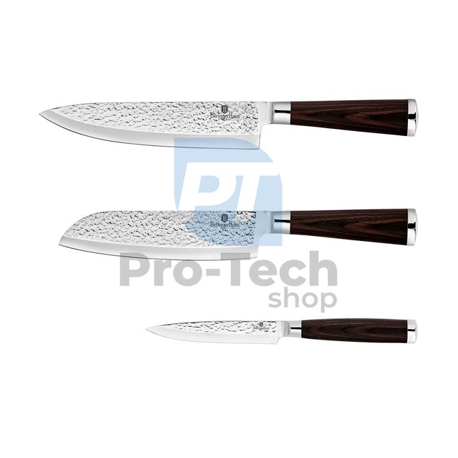 3-dijelni set kuhinjskih noževa BROWN WOOD 20656
