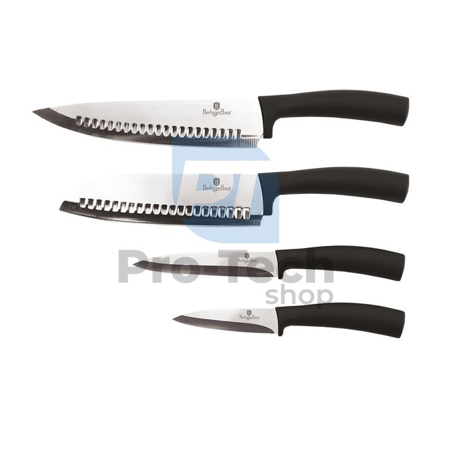 4-dijelni set kuhinjskih noževa od nehrđajućeg čelika BLACK 20461