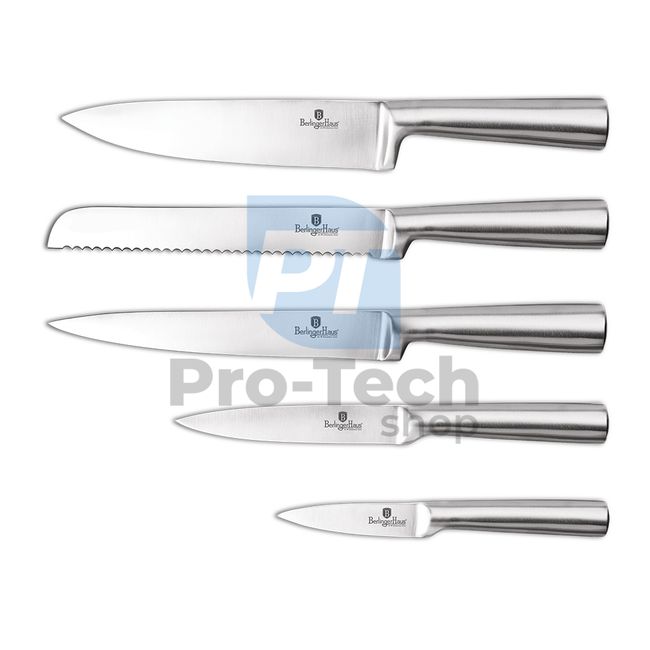 6-dijelni set kuhinjskih noževa od nehrđajućeg čelika sa stalkom AQUAMARINE 20071