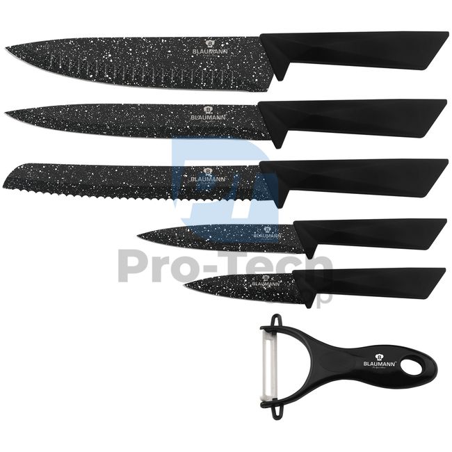 6-dijelni set kuhinjskih noževa BLACK 21154