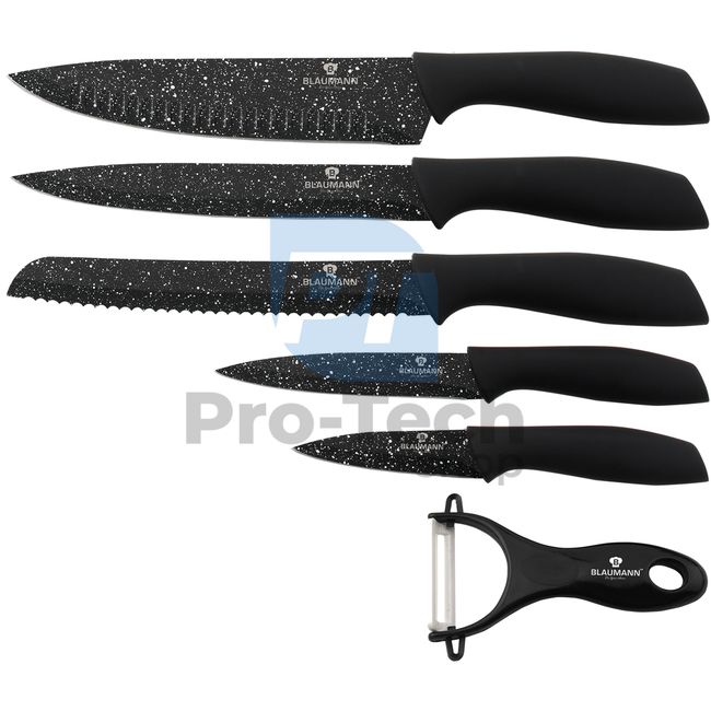 6-dijelni set kuhinjskih noževa BLACK 21155
