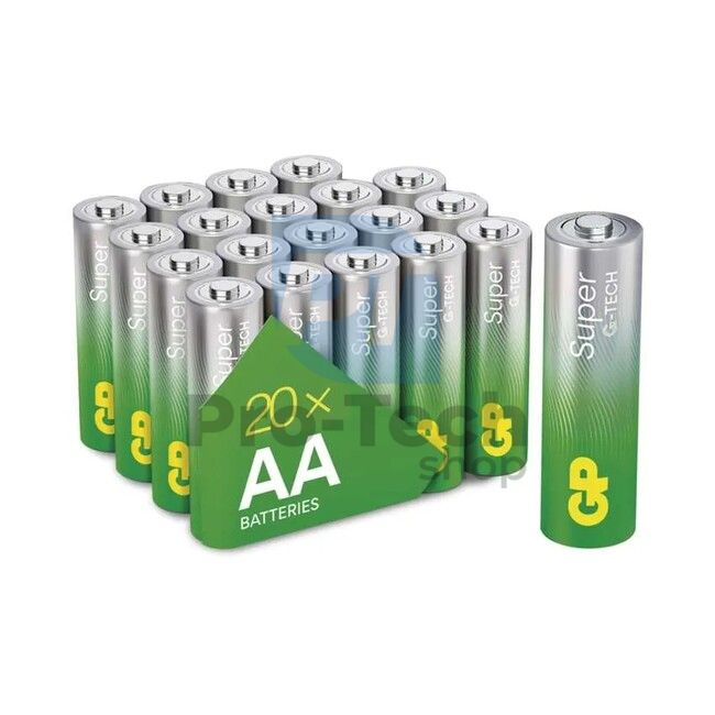 Alkalna baterija GP Super LR6 (AA), 20 kom 71416