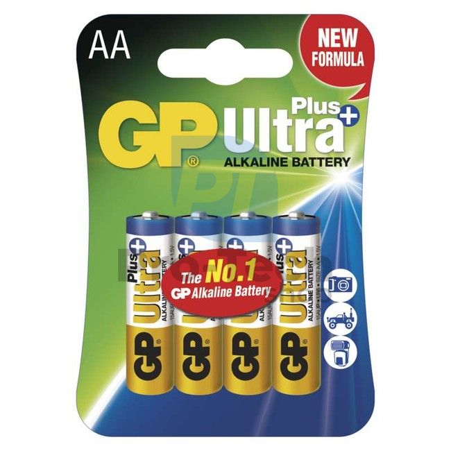 Alkalna baterija GP Ultra Plus LR6 (AA), 4kom 70845