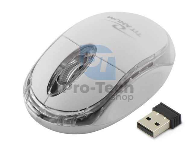 Bežični miš 3D USB CONDOR, bijeli 73427