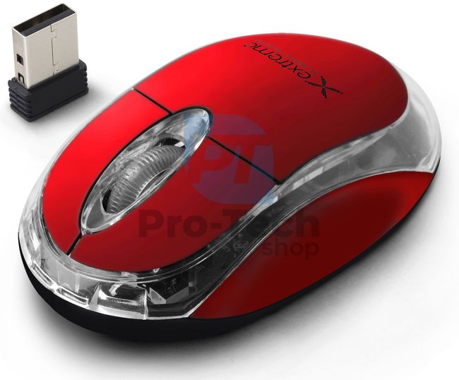 HARRIER 3D USB bežični miš, crveni 73447