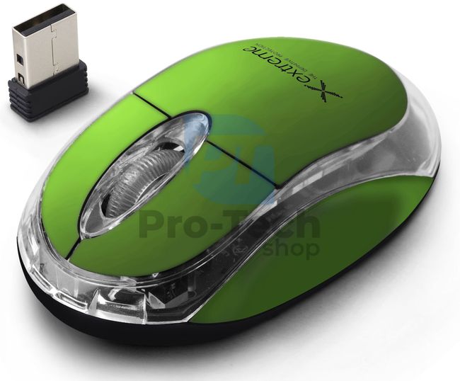 Bežični 3D USB miš HARRIER, zeleni 73445