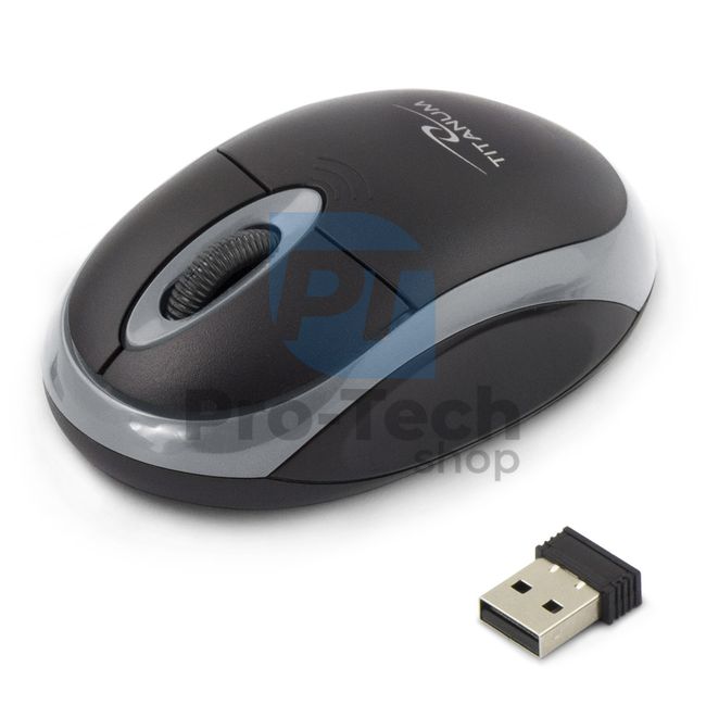 Bežični miš 3D USB VULTURE, crno-sivi 73419