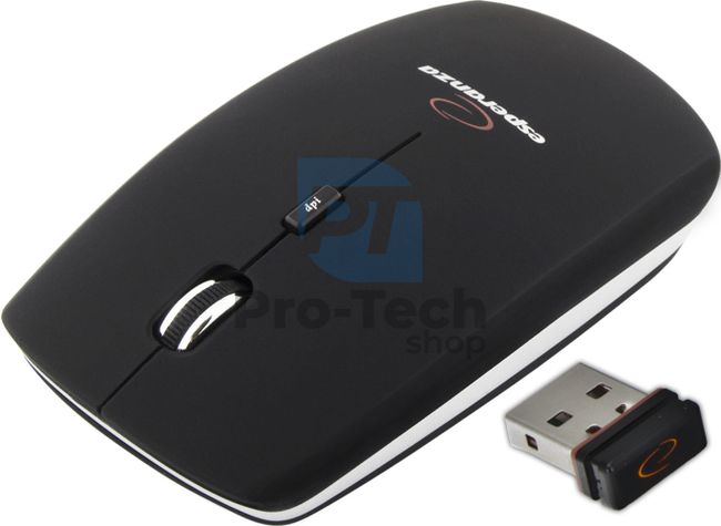 SATURN 4D USB bežični miš, crni 73137
