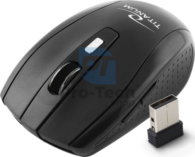 Bežični miš 6D USB SNAPPER, crni 73407