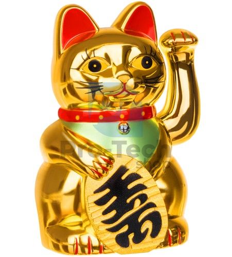 Kineska sretna mačka - zlatna 74029
