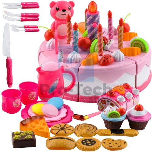 Dječja plastična rođendanska torta 80 dijelova 74058