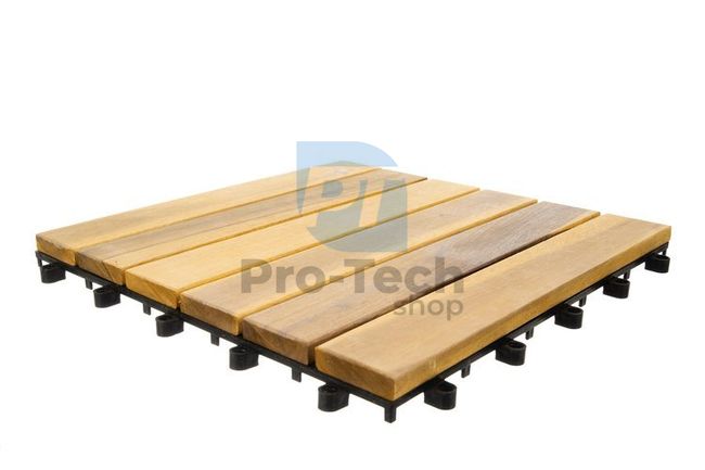 Drvene decking ploče 30x30cm mat - set od 10 komada 74154