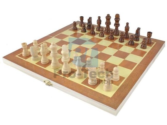 Drveni set za šah 28x28cm 74169