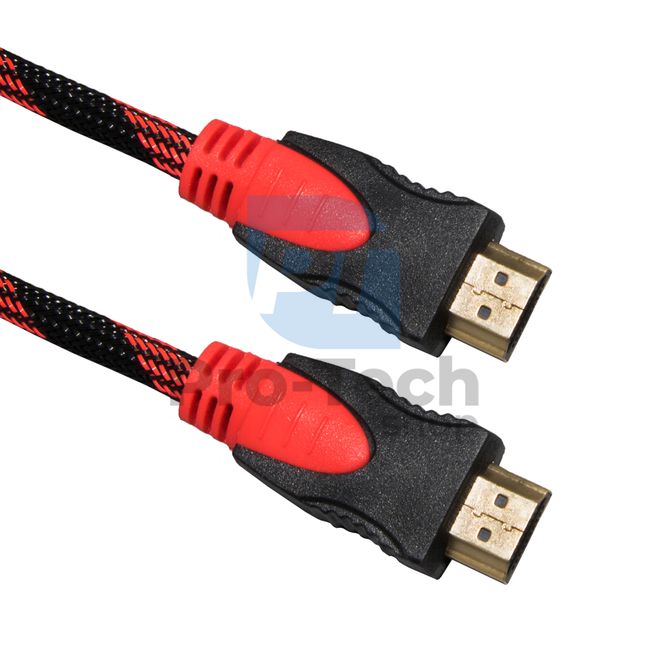 Pleteni HDMI kabel 5m, pozlaćeni konektori 72345