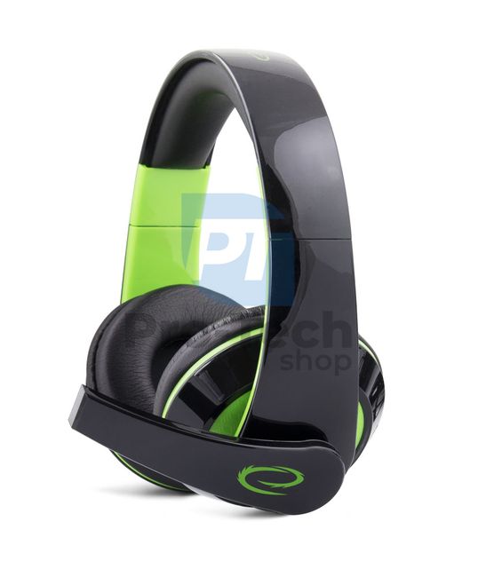 Gaming slušalice s mikrofonom CONDOR, zelene 72655