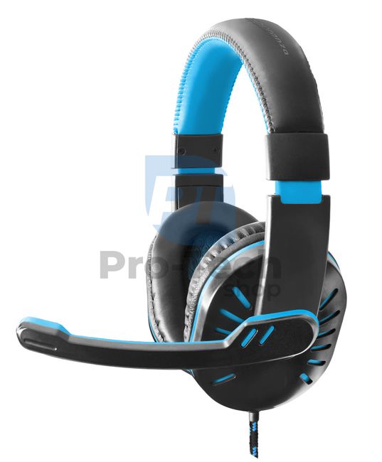 Gaming slušalice s mikrofonom CROW, plave 72661