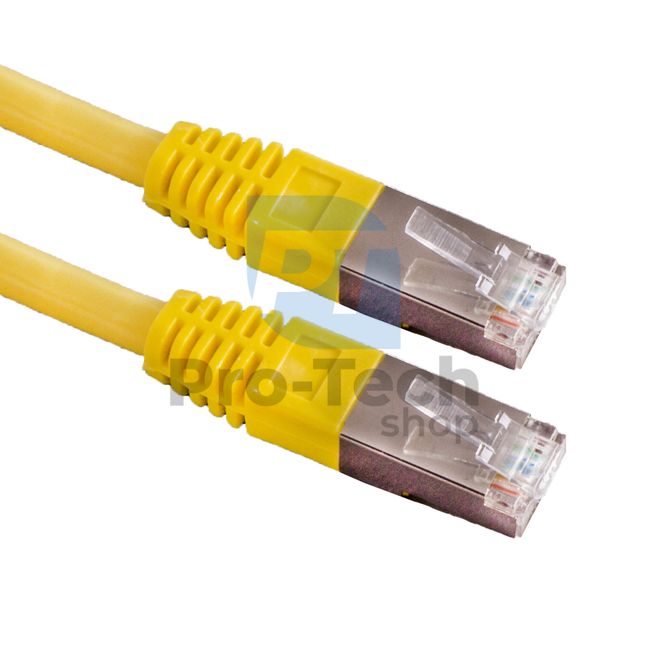 FTP kabel kat. 6 Patchcord RJ45, 0,25m, žuti 72486