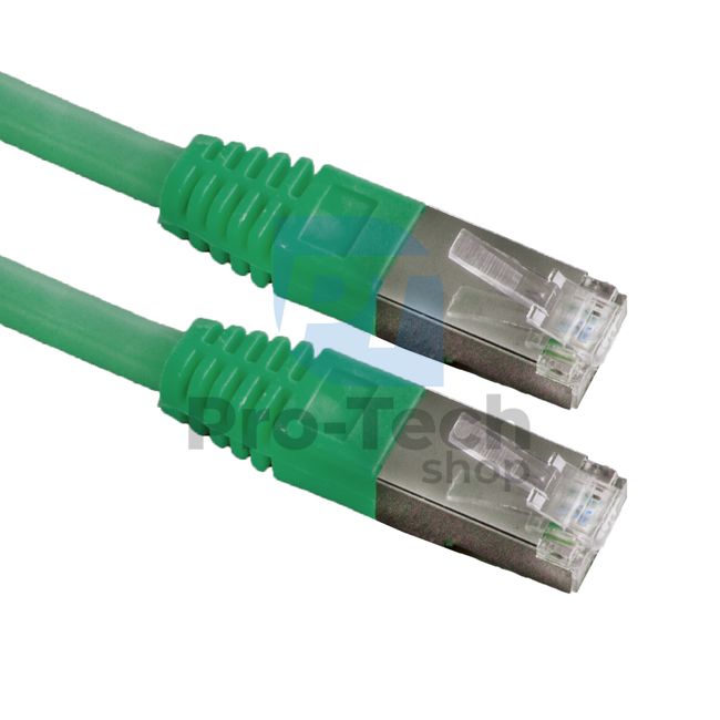 FTP kabel kat. 6 Patchcord RJ45, 0,5m, zeleni 72489