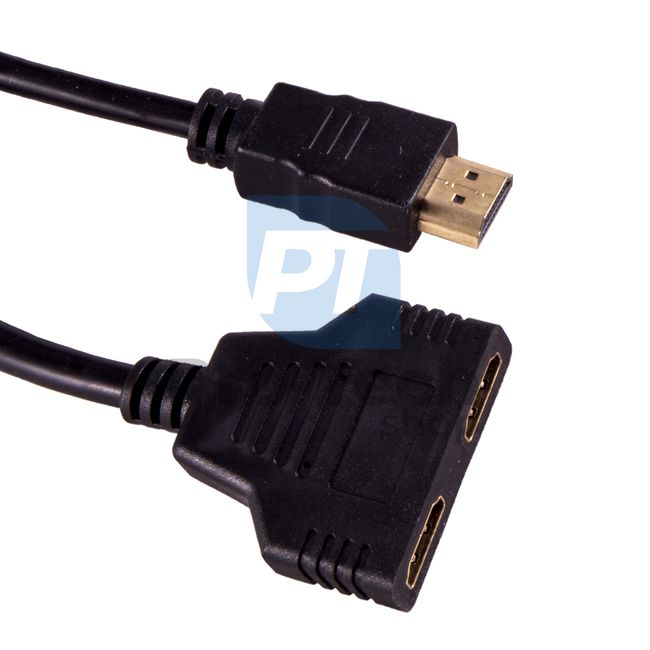 Kabel HDMI - 2HDMI razdjelnik 0,3m 72360