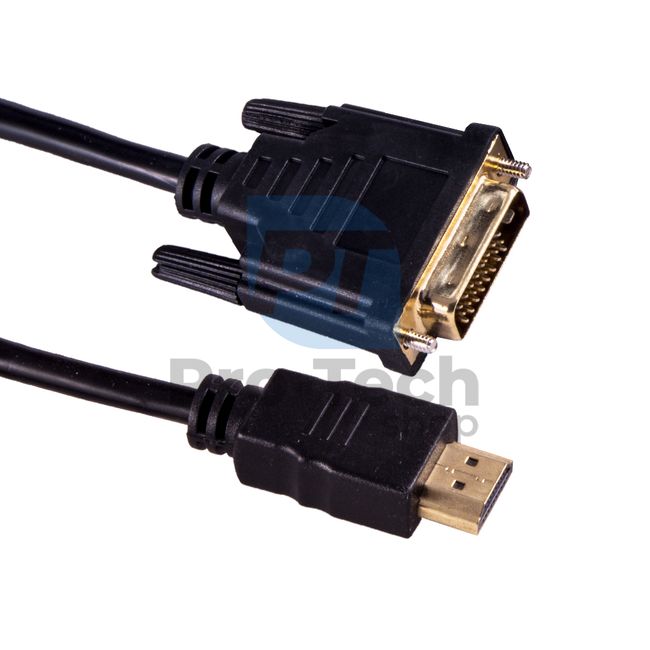 HDMI - DVI kabel 1m, pozlaćeni konektori 72356