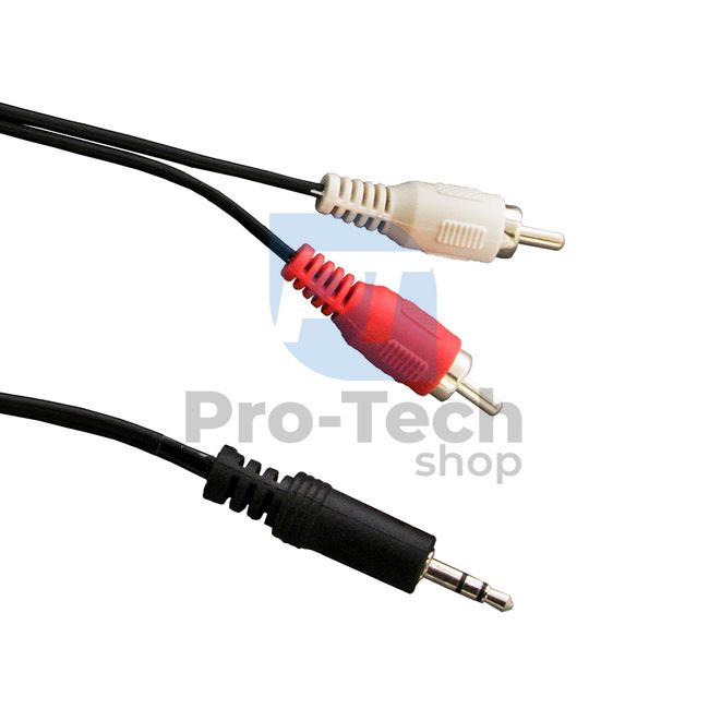 Kabel Mini Jack 3,5mm - 2xRCA 5m 72400