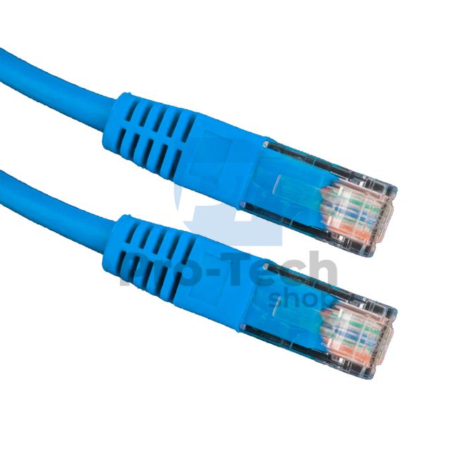 UTP kabel kat. 5E Patchcord RJ45, 0,5m, plavi 72436