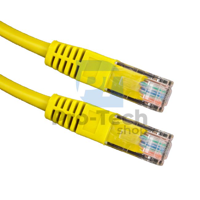 UTP kabel kat. 5E Patchcord RJ45, 2m, žuti 72453
