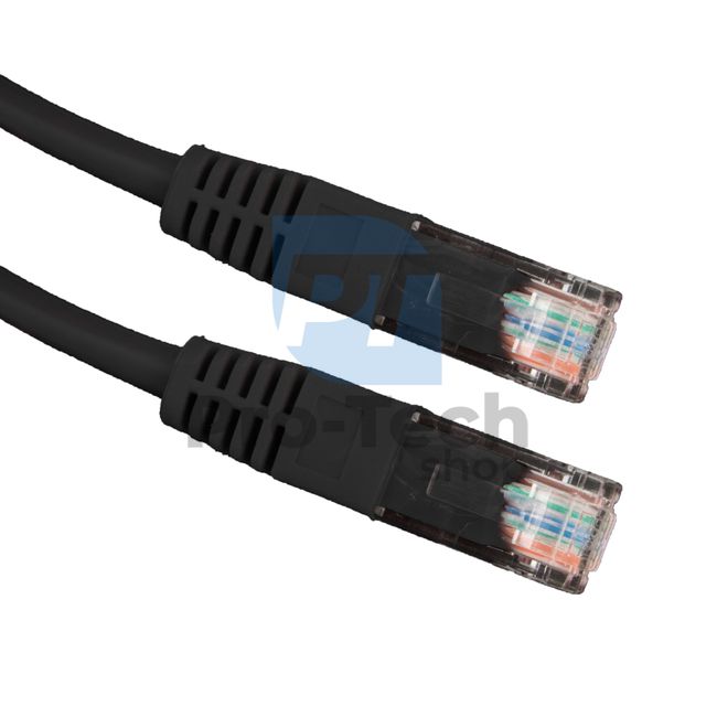 UTP kabel kat. 6 Patchcord RJ45, 0,5 m, crni 72478