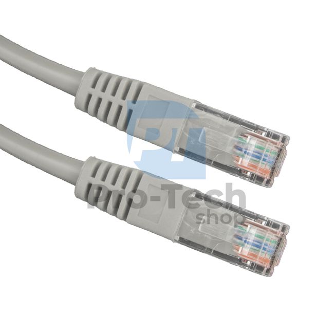 UTP kabel kat. 6 Patchcord RJ45, 0,5m, sivi 72476