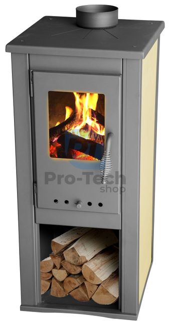 Kaminska peć 3,9 kW bež 40222