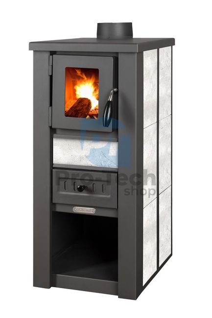 Kaminska peć 6,5 kW bijela 40214