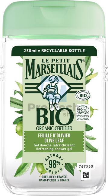 Le Petit Marseillais organski kremasti gel za tuširanje listovi masline 250 ml 30594