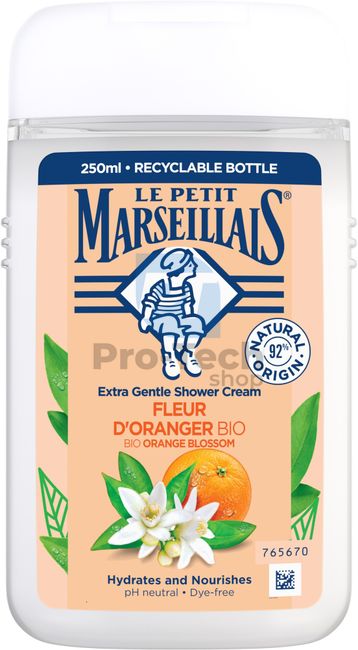 Le Petit Marseillais organski kremasti gel za tuširanje s cvijetom naranče 250 ml 30588