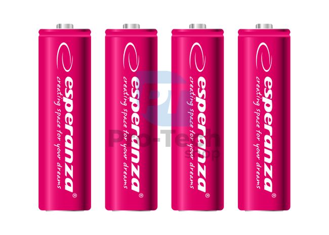 Punjiva baterija NI-MH AA 2000mAh 4kom, crvena 73332