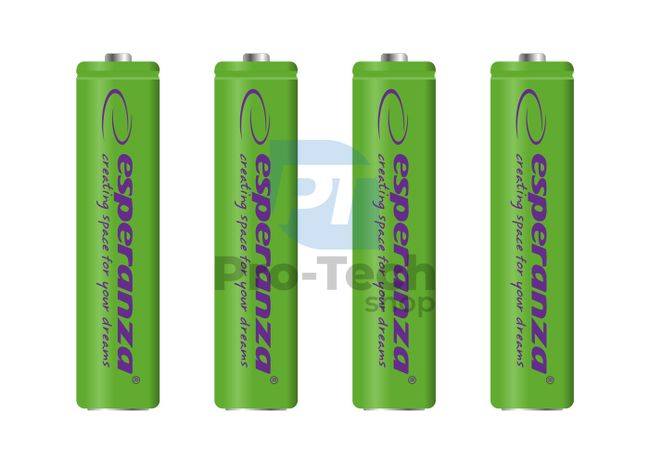 Punjiva baterija NI-MH AAA 1000mAh 4 kom, zelena 73321