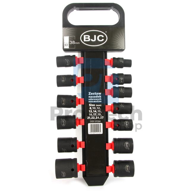 Set od 13 kovanih nasadnih ključeva BJC 1/2" 8-32 mm kratki 14355