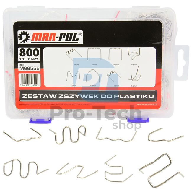 Set plastičnih spajalica 800 kom 40422