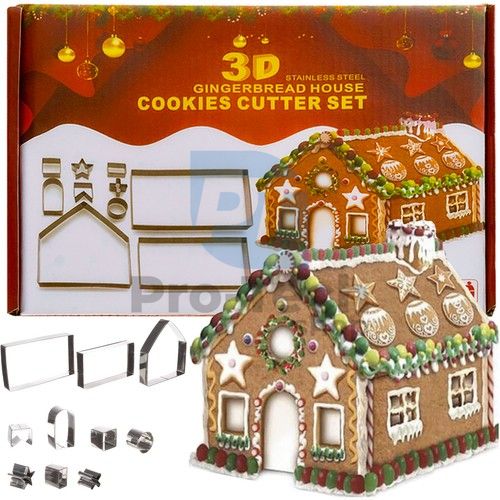 Set kalupa za kekse - Gingerbread House Ruhhy 22905 76043