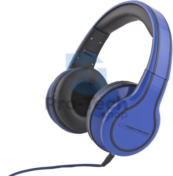Sklopive slušalice BLUES, plave 72745