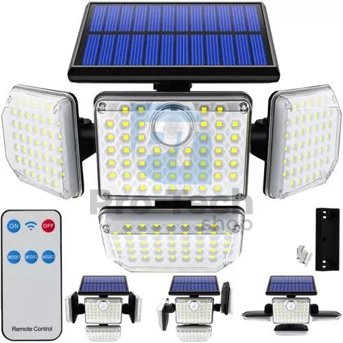 Solarna lampa 181 LED sa vanjskim panelom Izoxis 75176