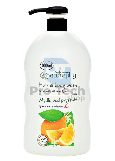Gel za tuširanje i šampon 2u1 limun i vitamin C Naturaphy 1000ml 30290