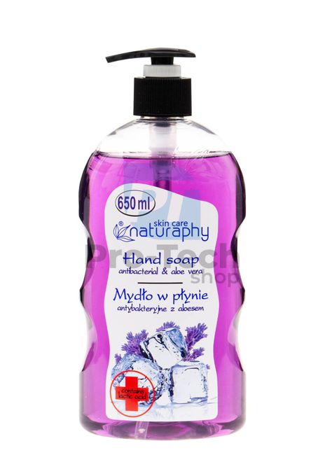 Antibakterijski tekući sapun lavanda i aloe vera Naturaphy 650ml 30018