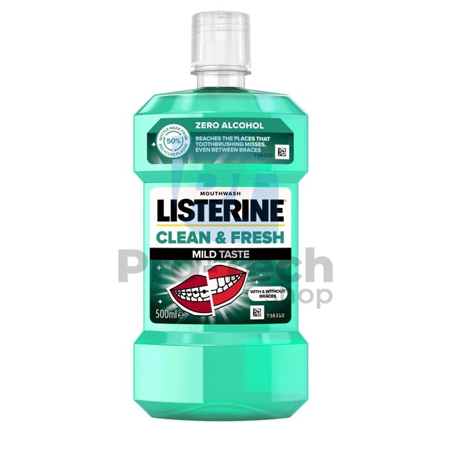 Listerine Clean & Fresh vodica za ispiranje usta 500 ml 30585