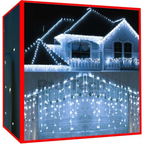 Božićne lampice - 300 LED hladno bijele 31V 75478