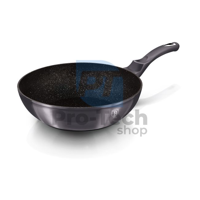 WOK tava s mramornom površinom 28cm METALIC LINE CARBON PRO EDITION 19316