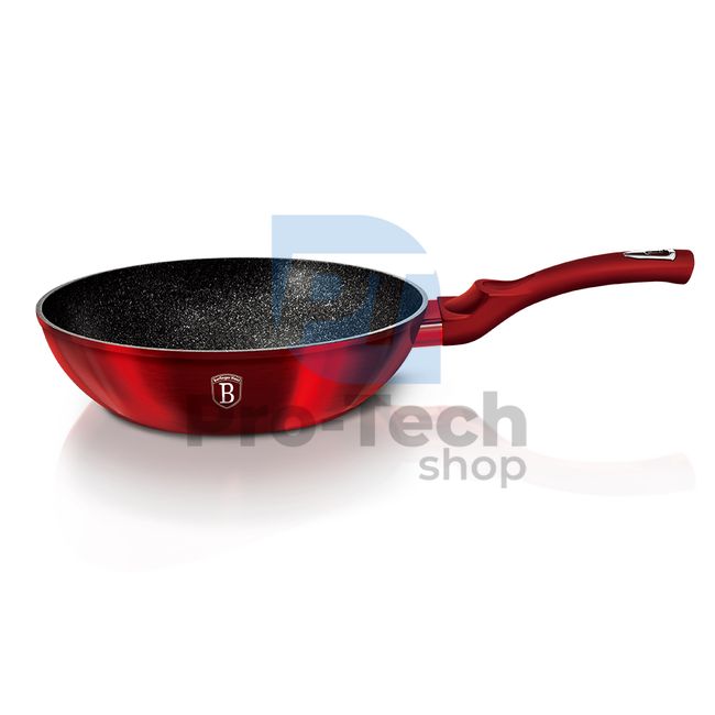 WOK tava s mramornom površinom 30cm METALIC LINE BURGUNDY EDITION 19071