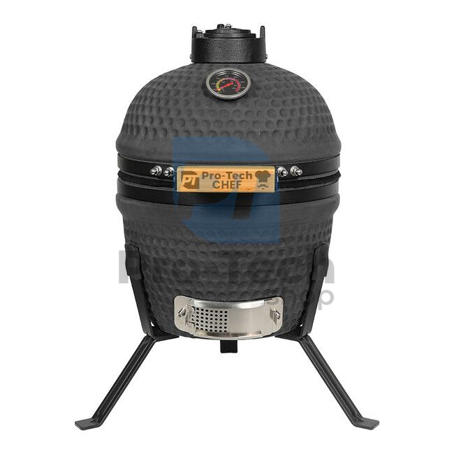 Vrtni keramički roštilj Kamado CL-13 crni mat Pro-Tech CHEF 40346