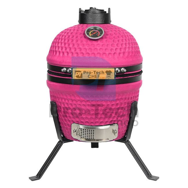 Vrtni keramički roštilj Kamado CL-13 crveni mat Pro-Tech CHEF 40307