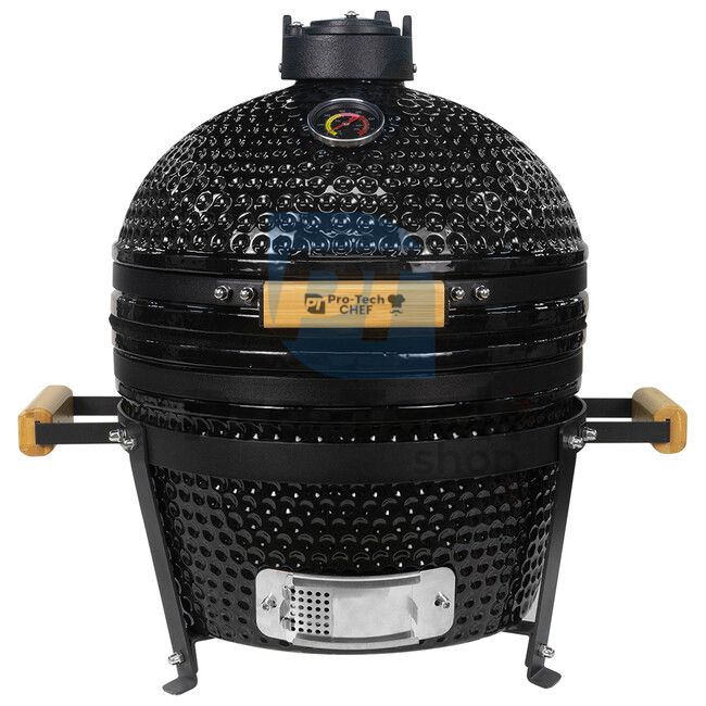 Vrtni keramički roštilj Kamado CL-16T crni Pro-Tech CHEF 40250